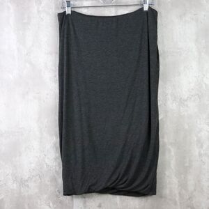 Amour Vert Mini Dress Womens Size Large Gray Strapless‎ Tube Dress Bodycon